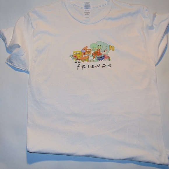 forever 21 spongebob x friends T-shirt - Picture 5 of 6